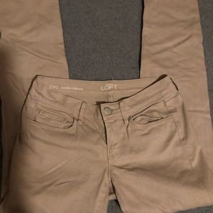 LOFT Modern Skinny Khakis